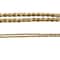 Hamilton Gold Metal Faceted Cube Beads by Bead Landing®, 3mm